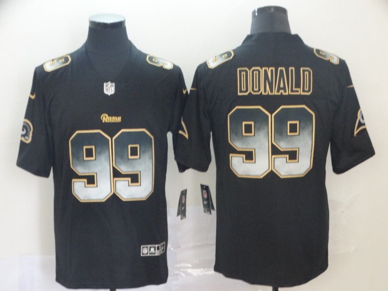 Men's Los Angeles Rams Aaron Donald #99 Black Alternate Jersey